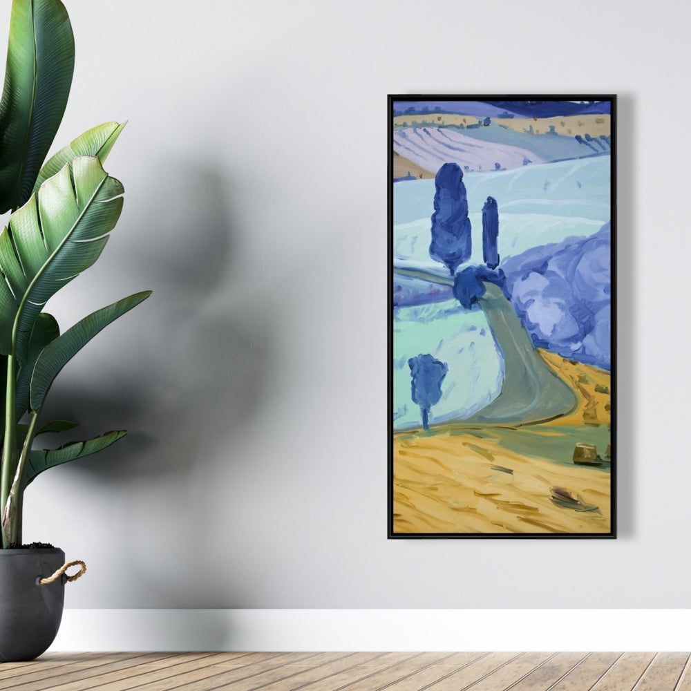 Tuscany Field Trees Scenic Bedroom Canvas | Home Decor Art
