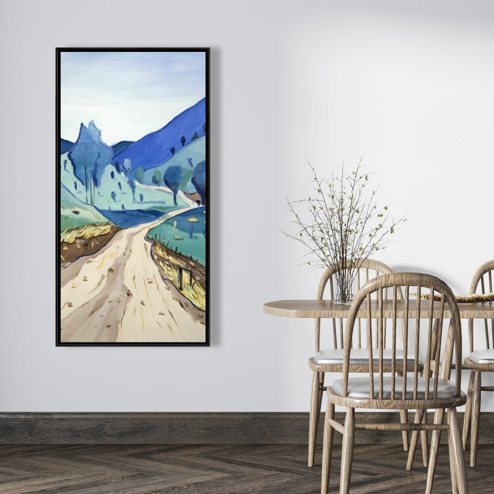 Tuscany Trail Landscapes Mountains Bedroom Canvas - Home Decor