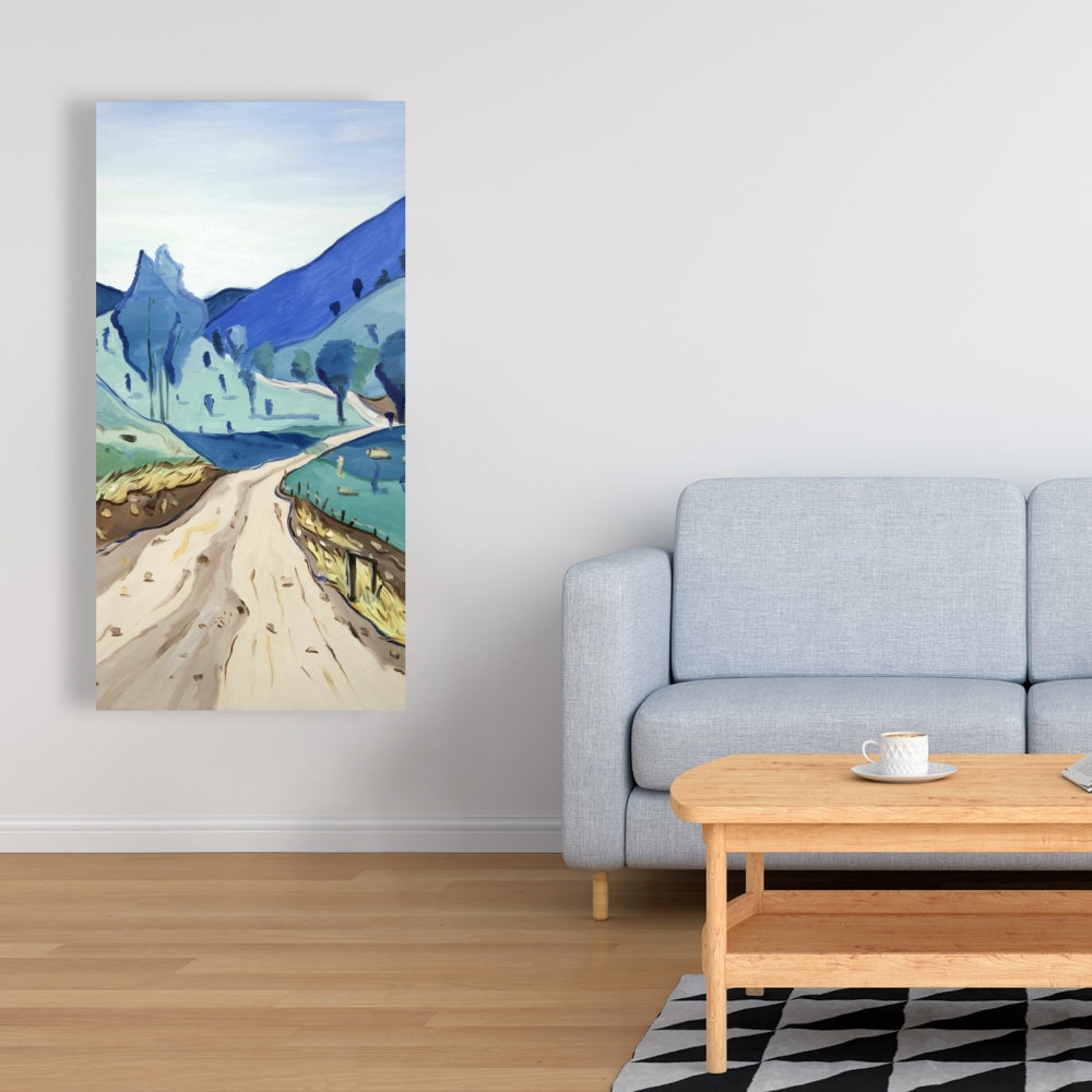 Tuscany Trail Mountains Bedroom Canvas | Home Decor Landscape