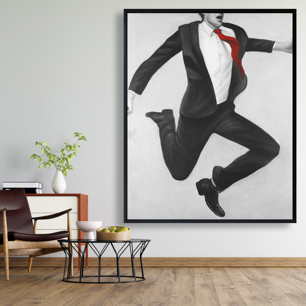 Toile encadrée Homme classique – Décoration élégante pour la chambre