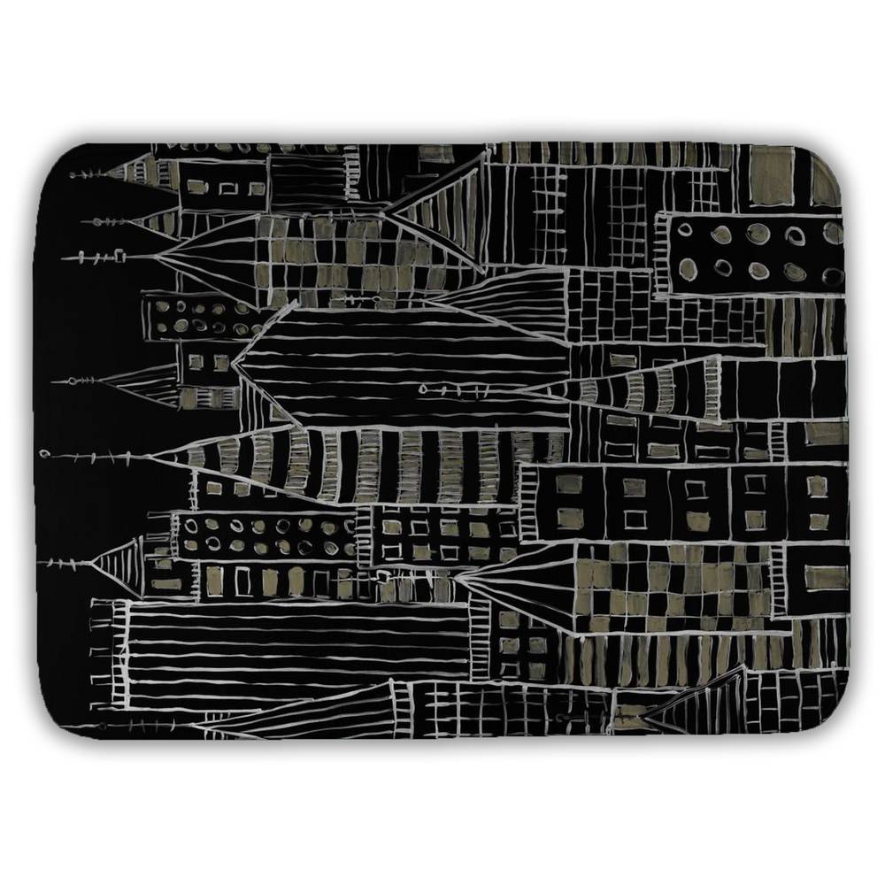 Illustrative Dark City Canvas - Unique Home Decor Wall Art