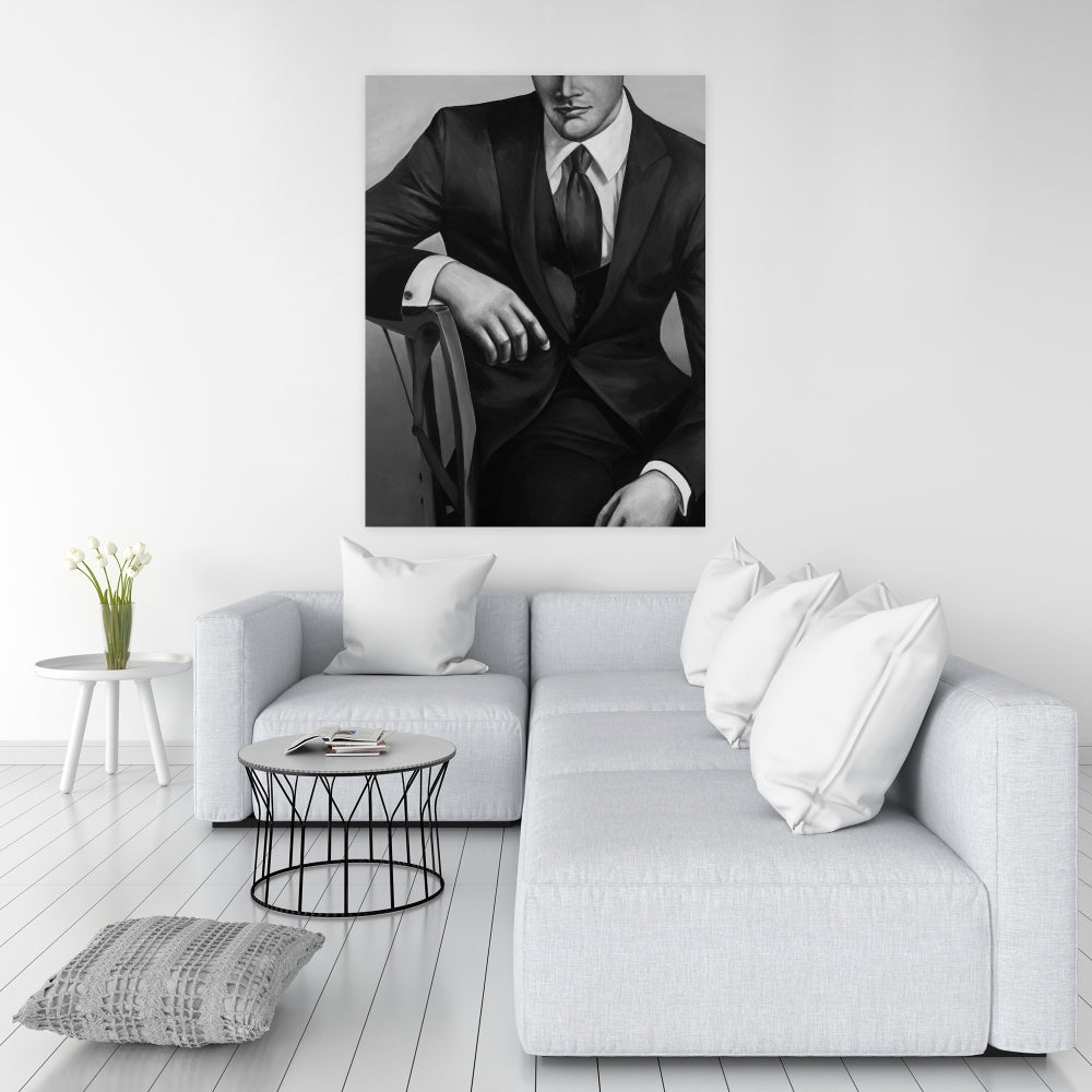 Businessman Canvas - Modern Bedroom Decor | Contemporary Art