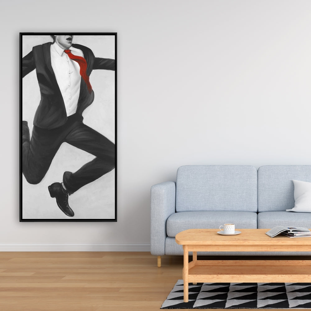 Toile encadrée Homme classique – Décoration élégante pour la chambre