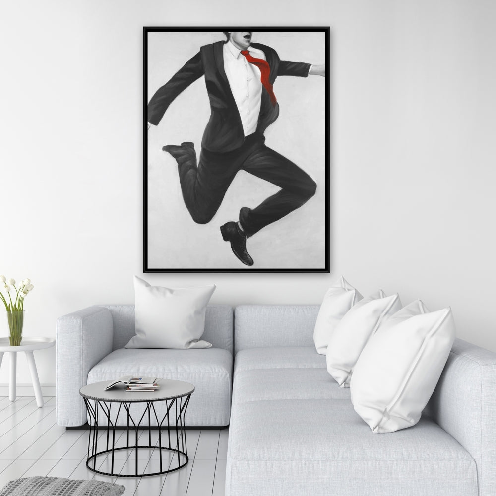 Toile encadrée Homme classique – Décoration élégante pour la chambre