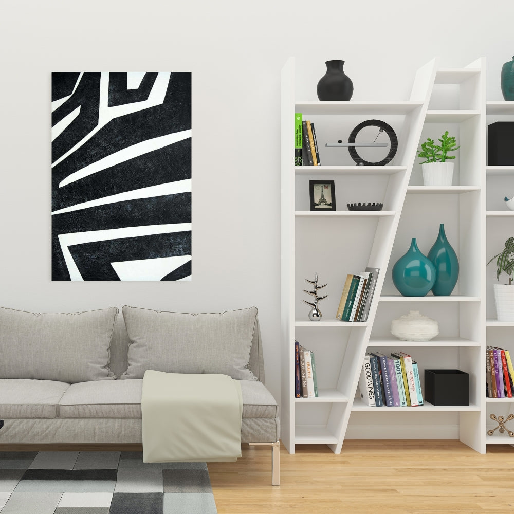 Toile industrielle « Labyrinthe aux formes abstraites » | Décoration d'intérieur