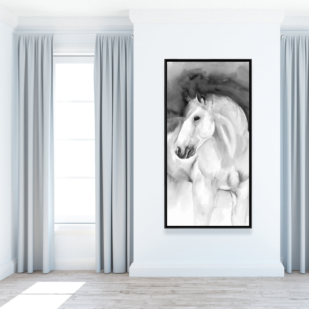 Beauty Animals Bedroom Canvas | White Framed Home Decor