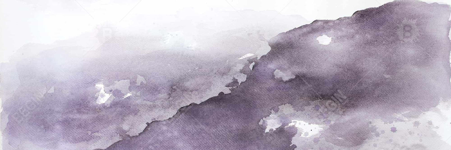Nebula Canvas Art - Purple Bedroom Shapes | Home Decor