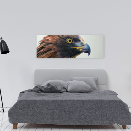 Brown-headed Eagle Canvas | Home Decor | Brown Animals Bird