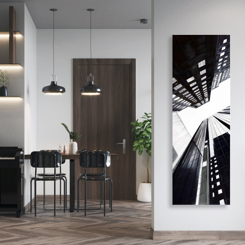 Low-angle City View Canvas | Contemporary Bedroom Decor