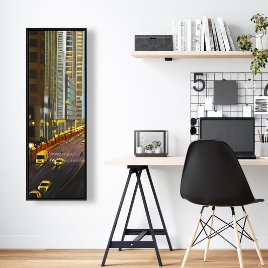 New York City 9th Street Scenic Canvas - Bedroom Wall Art