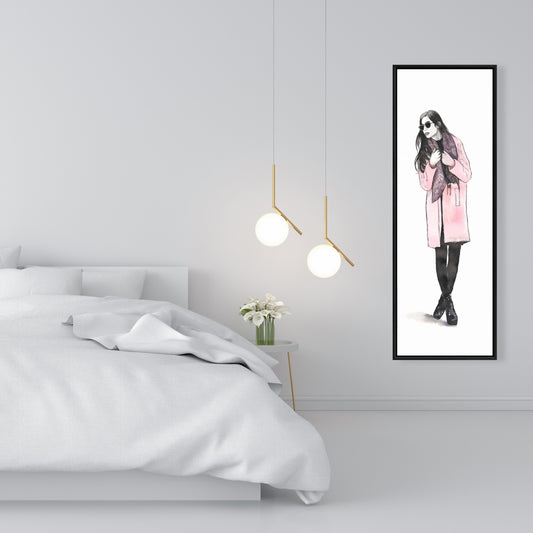 Toile « Femme Printemps » | Décoration murale pour chambre à coucher