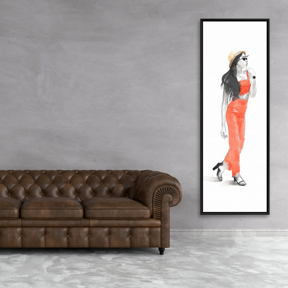 Toile de mode « Strike the Pose » | Décoration murale pour chambre