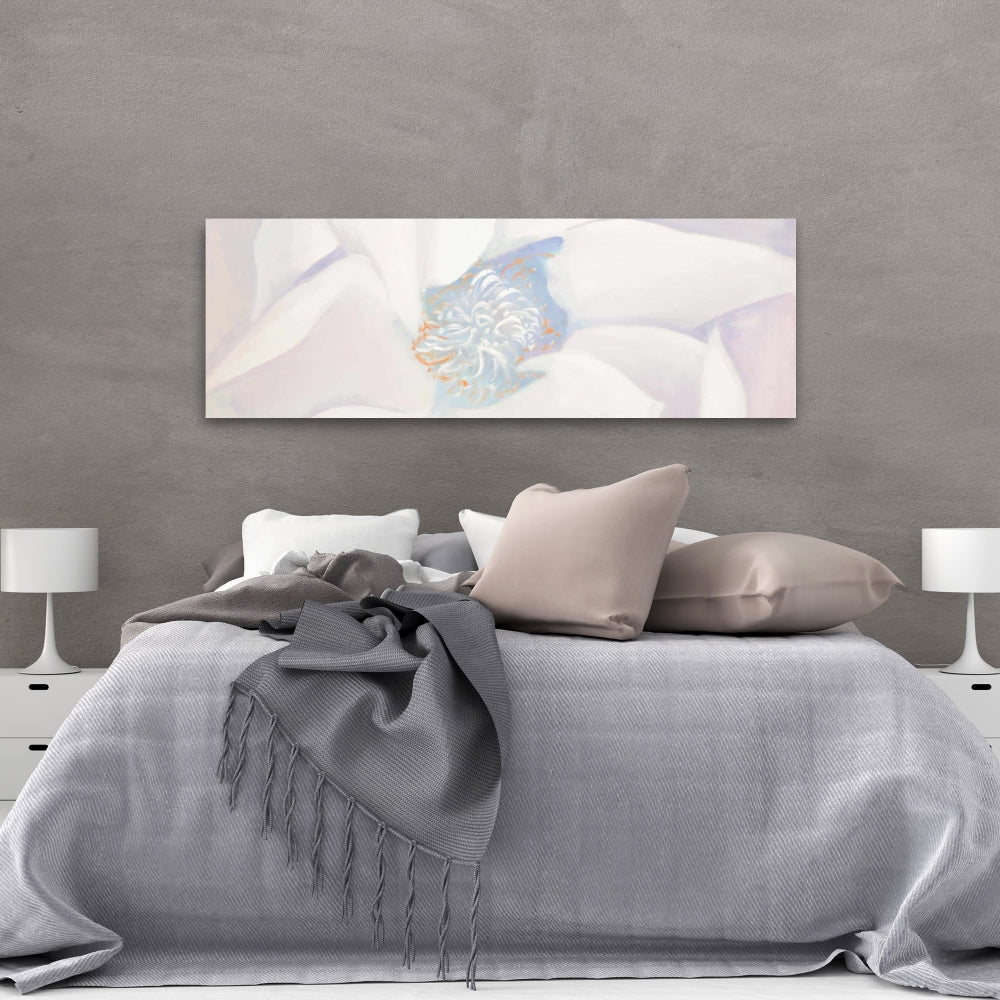 Delicacy Botanical Bedroom Blue Canvas | Home Decor Art