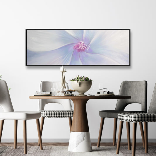 Petals Minimalist Floral Botanical Framed Canvas Home Decor