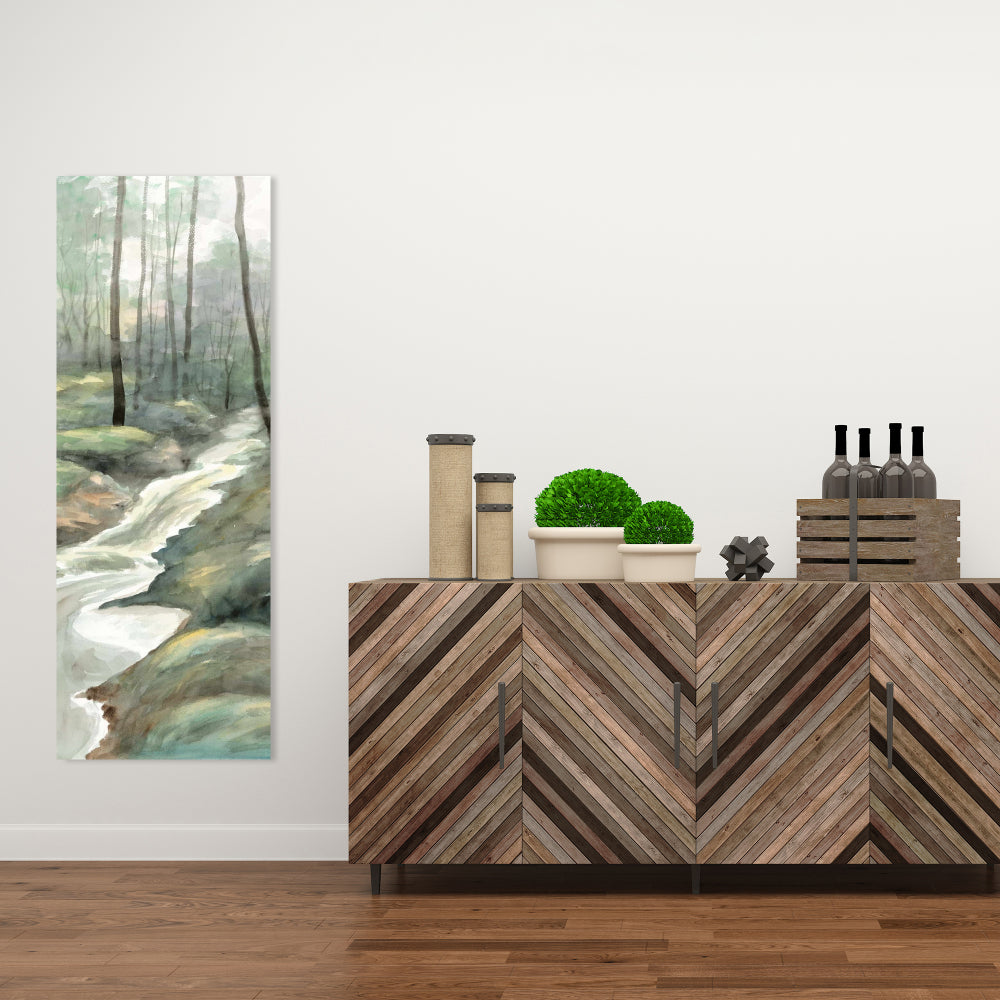 Waterfall Canvas - Trees Blue Landscapes | Home Decor Art