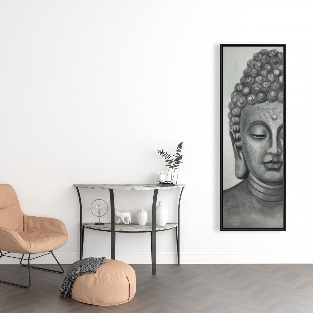 Spiritual Buddha Framed Canvas | Asian Art for Man Bedroom Decor