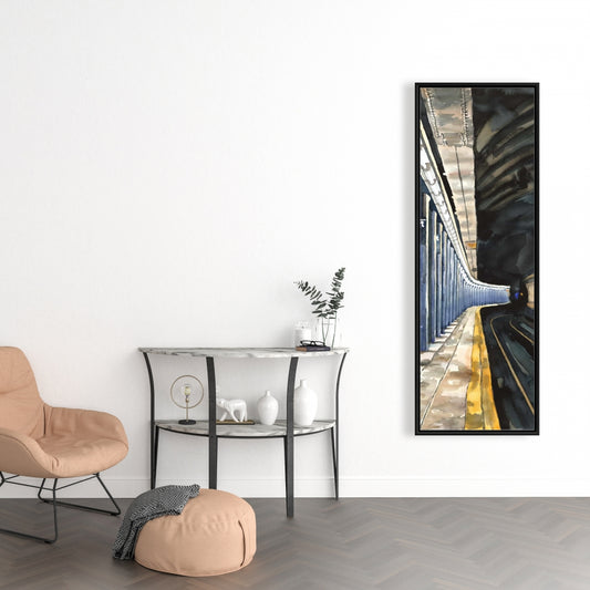 New York Subway Industrial Canvas | Home Decor Wall Art
