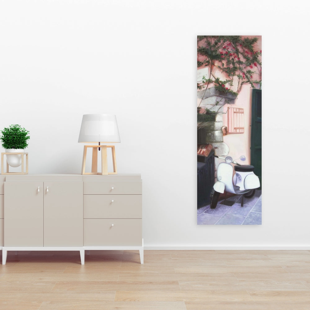 Kiosk in Italy Canvas - Leaves Architecture Bedroom Decor