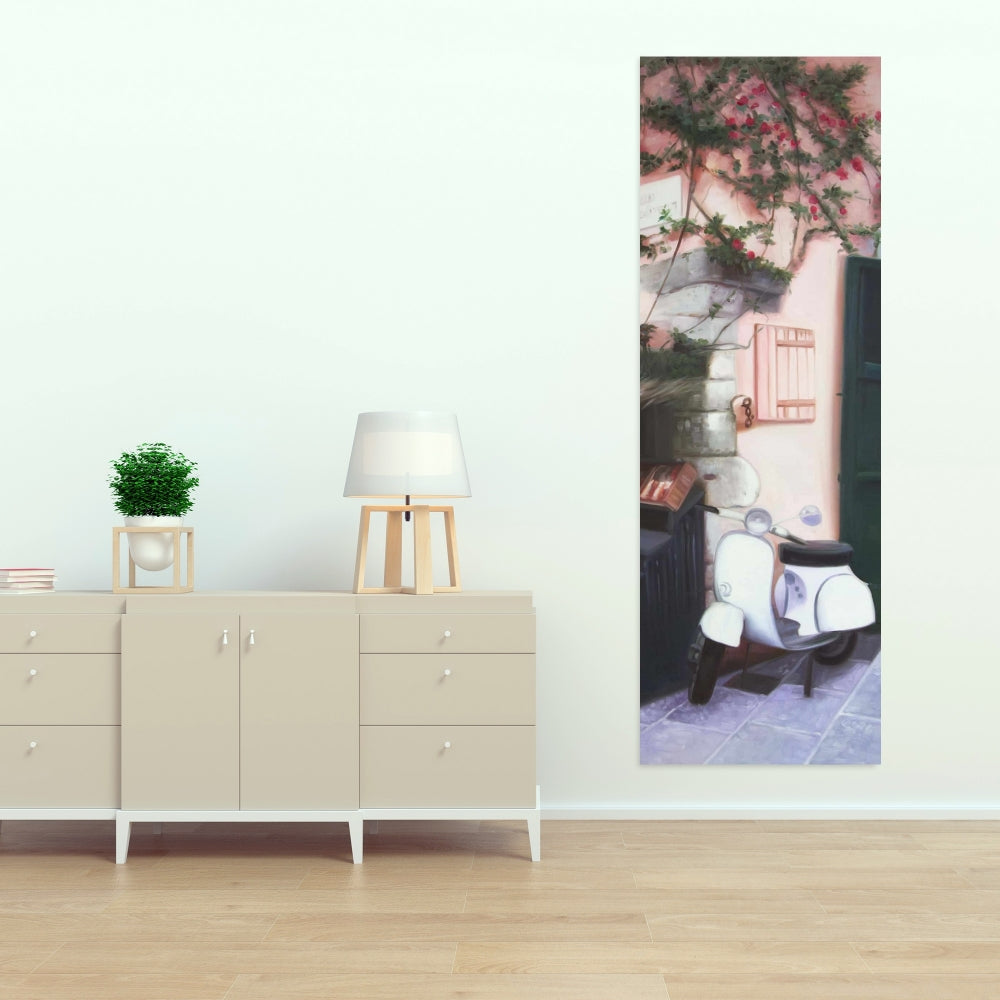 Kiosk in Italy Canvas - Leaves Architecture Bedroom Decor