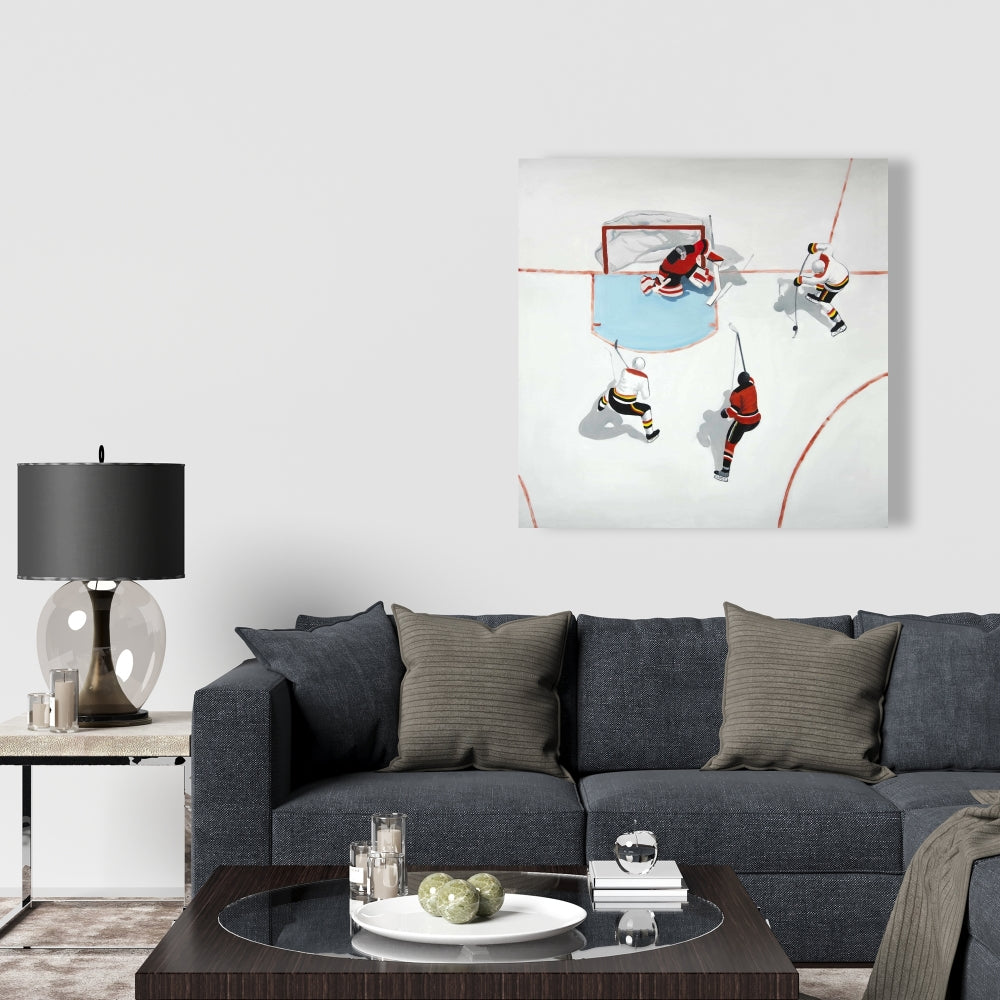 Eventful Hockey Game Canvas - Man Cave Decor | Home Hobbies