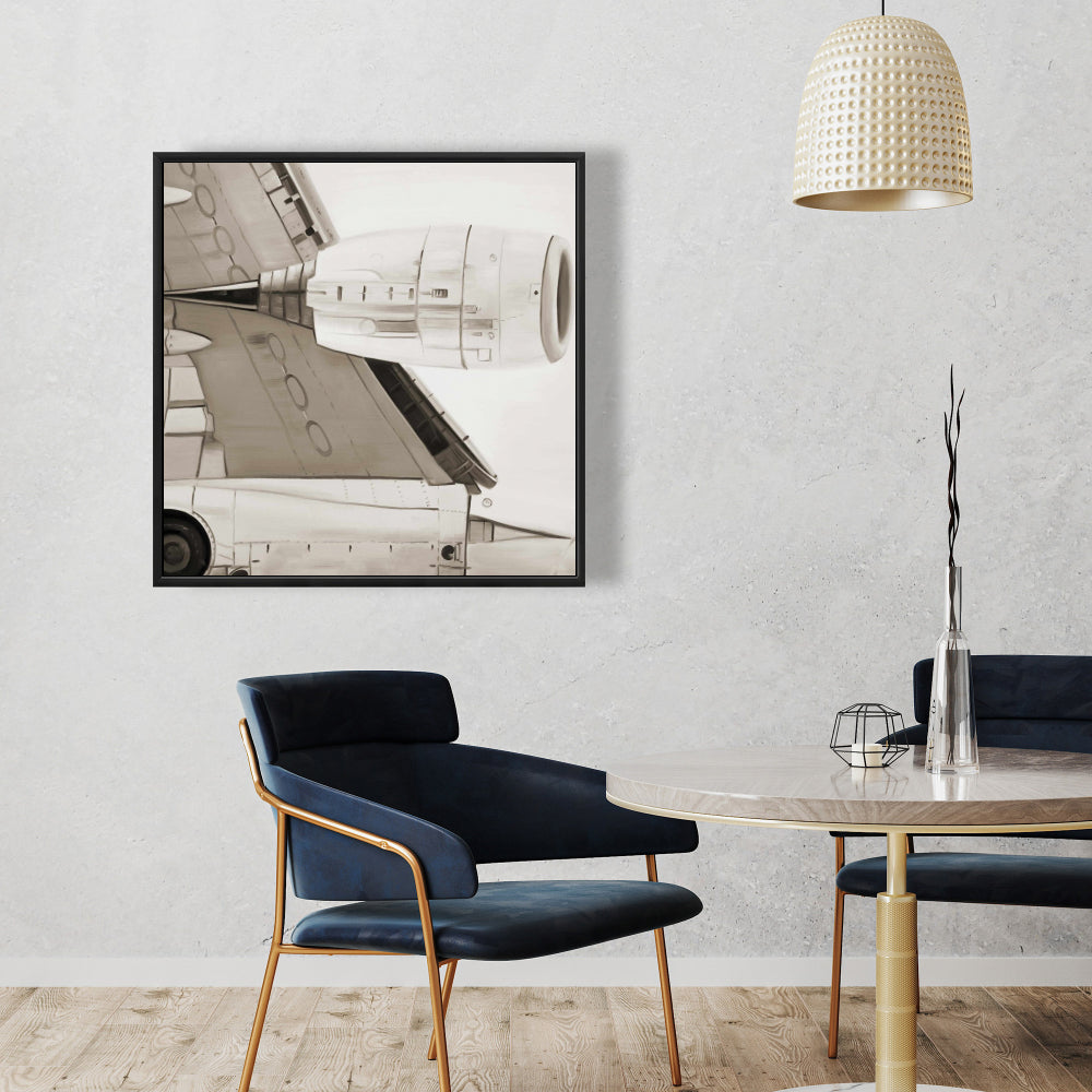 Toile d'aviation de dessous | Art du transport industriel