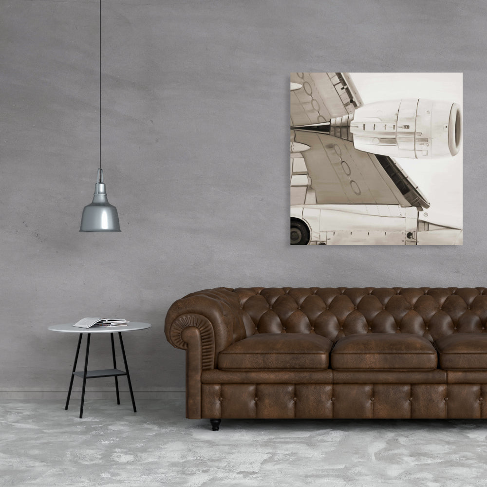 Underside Aviation Canvas | Man Cave Home Decor Wall Art