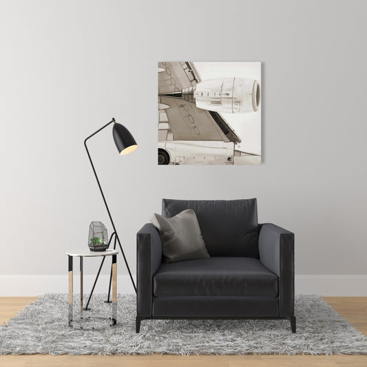 Toile d'aviation Underside | Décoration murale pour la maison Man Cave