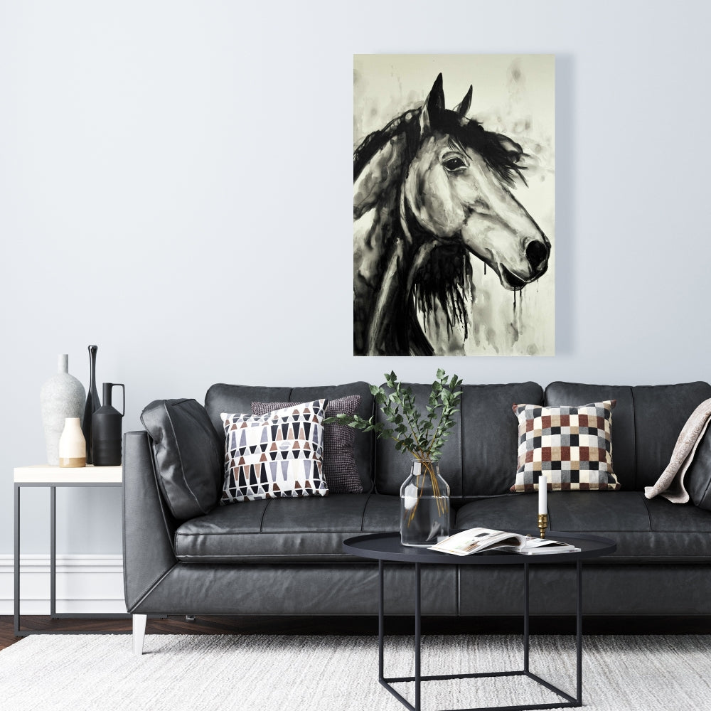 Spirit Horse Canvas - Farm Animal Livingroom Decor | Home Art