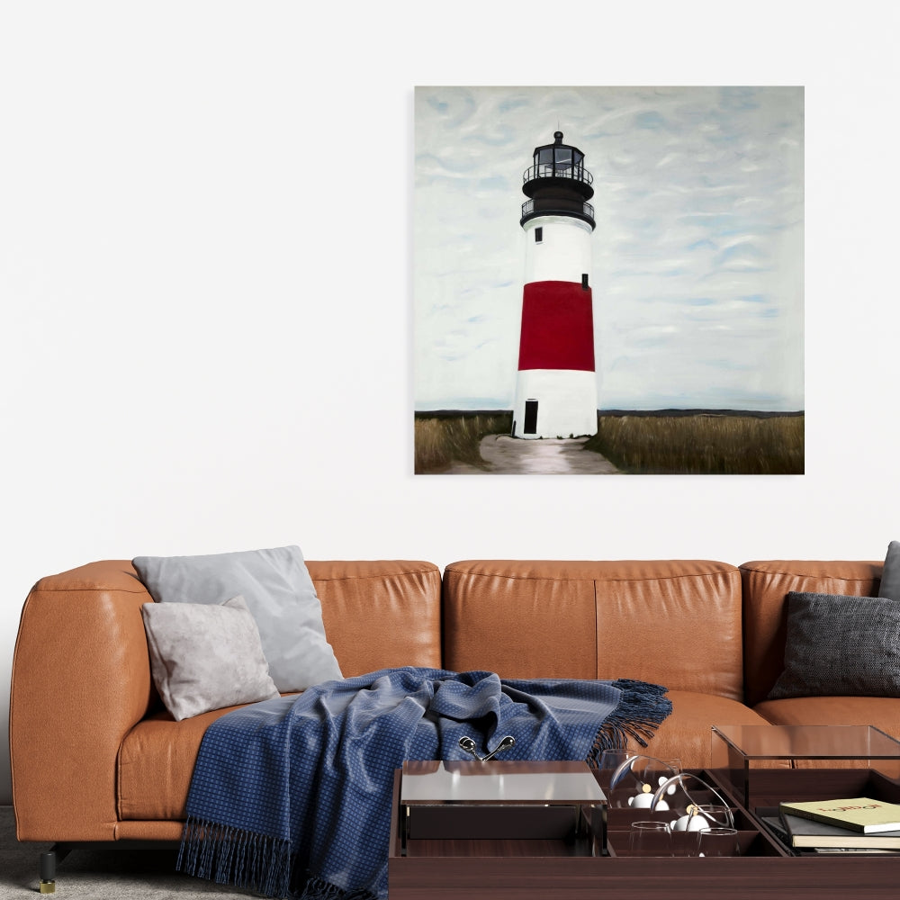 Toile côtière du phare de Sankaty Head – Décoration d'intérieur