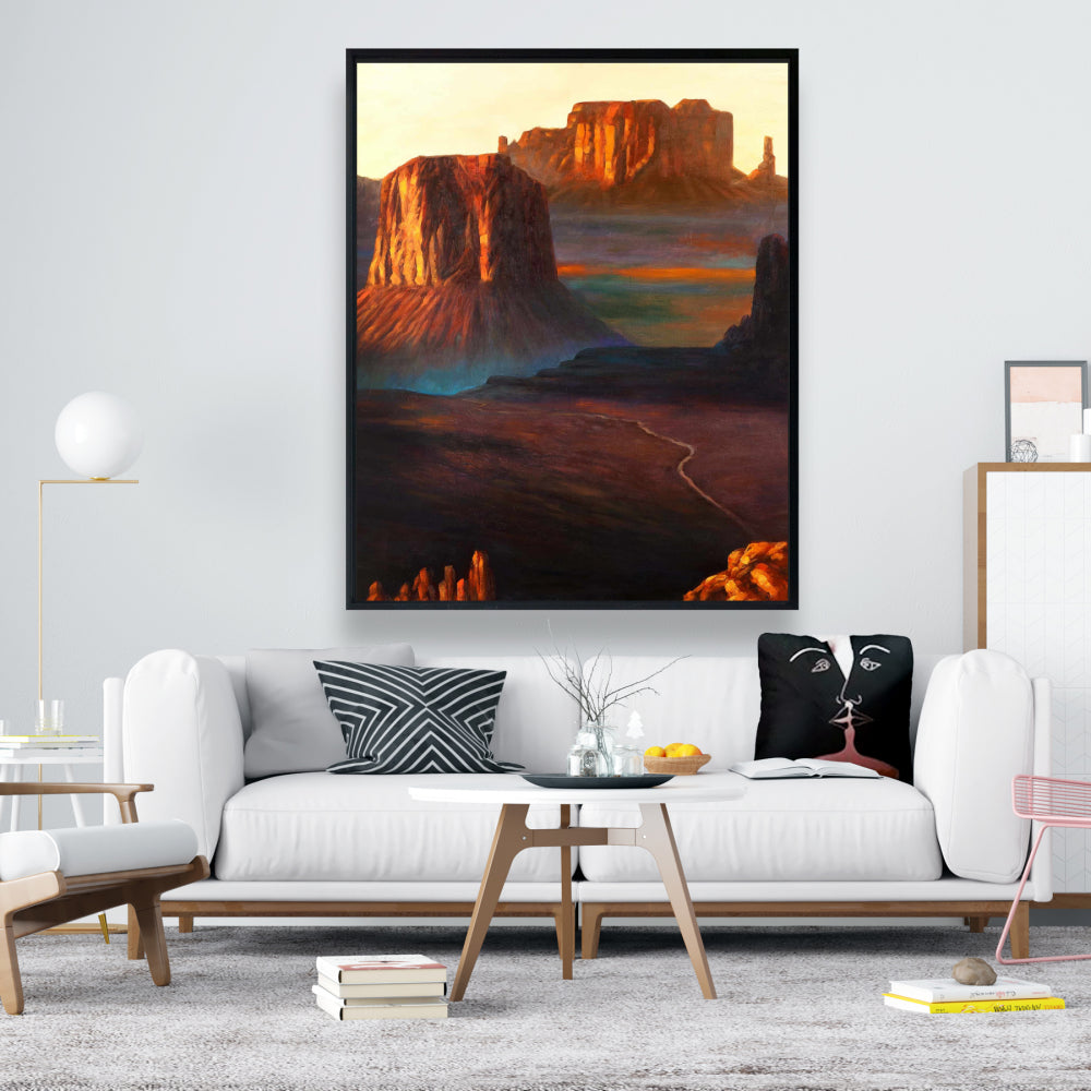 Toile moderne Monument Valley | Décoration murale pour chambre