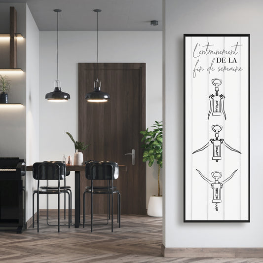 L'entrainement de la fin de semaine Canvas | Kitchen Decor