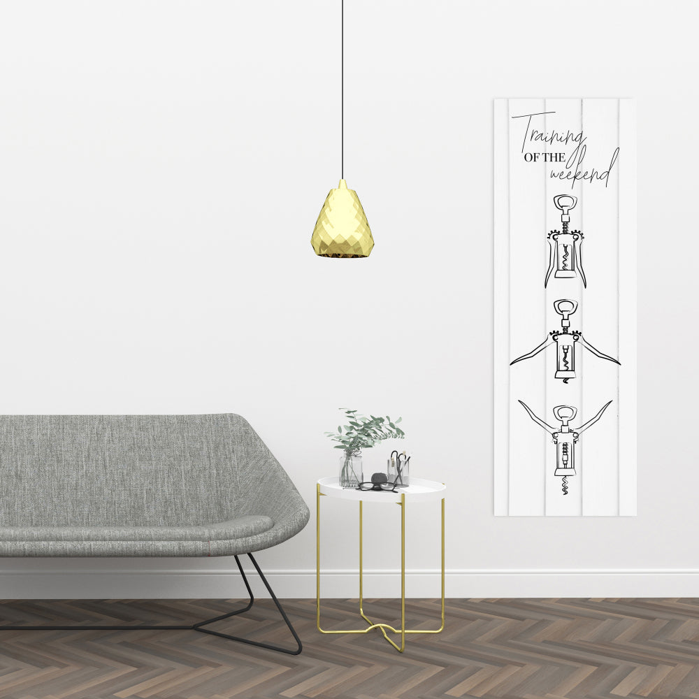 Minimalist Shapes Kitchen Canvas | Training of the Weekend Decor