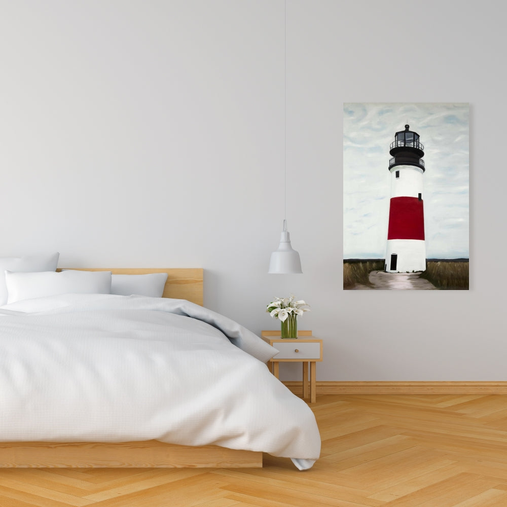 Toile côtière du phare de Sankaty Head – Décoration d'intérieur