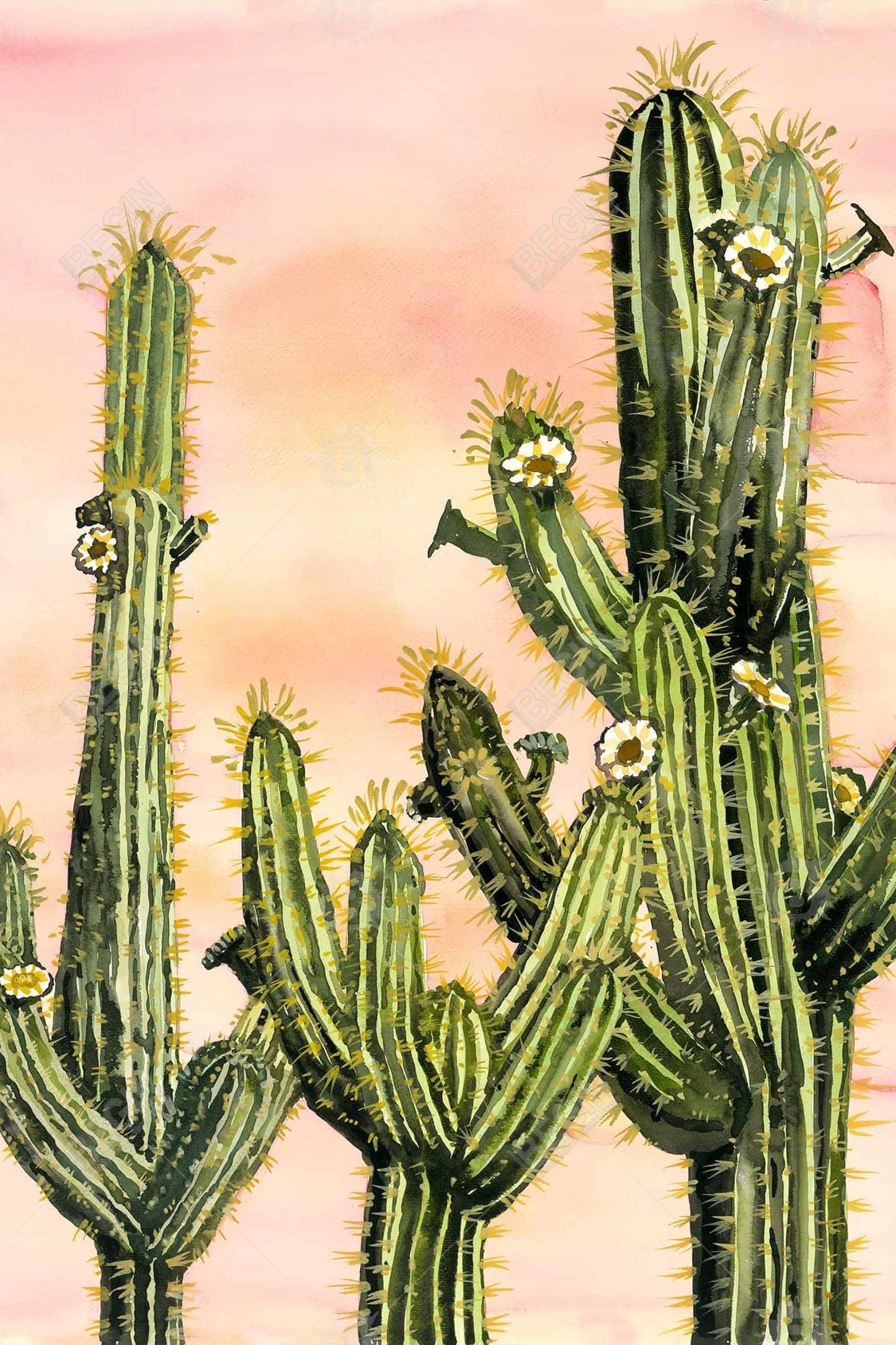 Exotic Weberocereus Cactus Bath Mat | Floral Home Decor