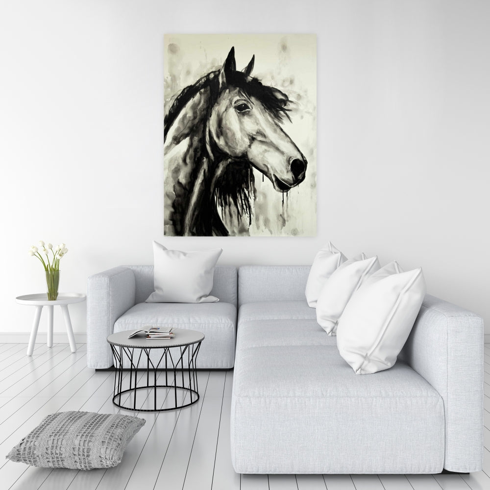 Spirit Horse Canvas - Farm Animal Livingroom Decor | Home Art