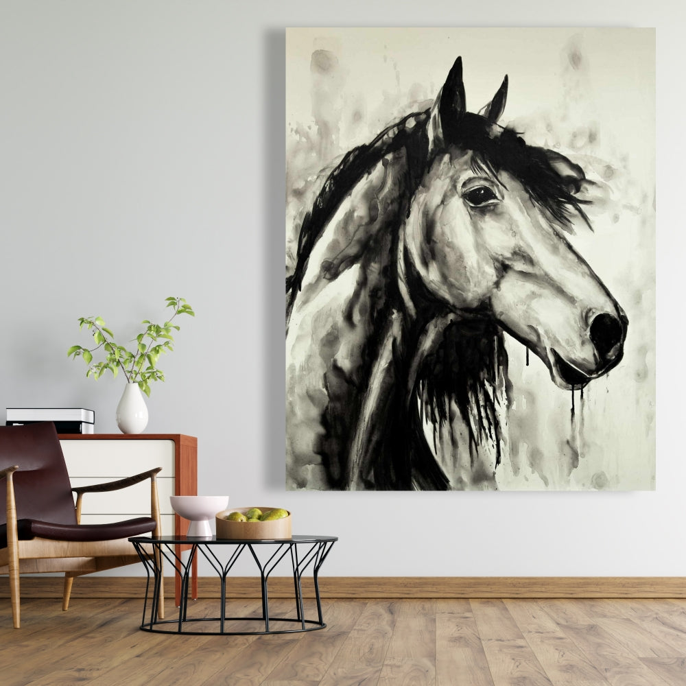 Spirit Horse Canvas - Farm Animal Livingroom Decor | Home Art