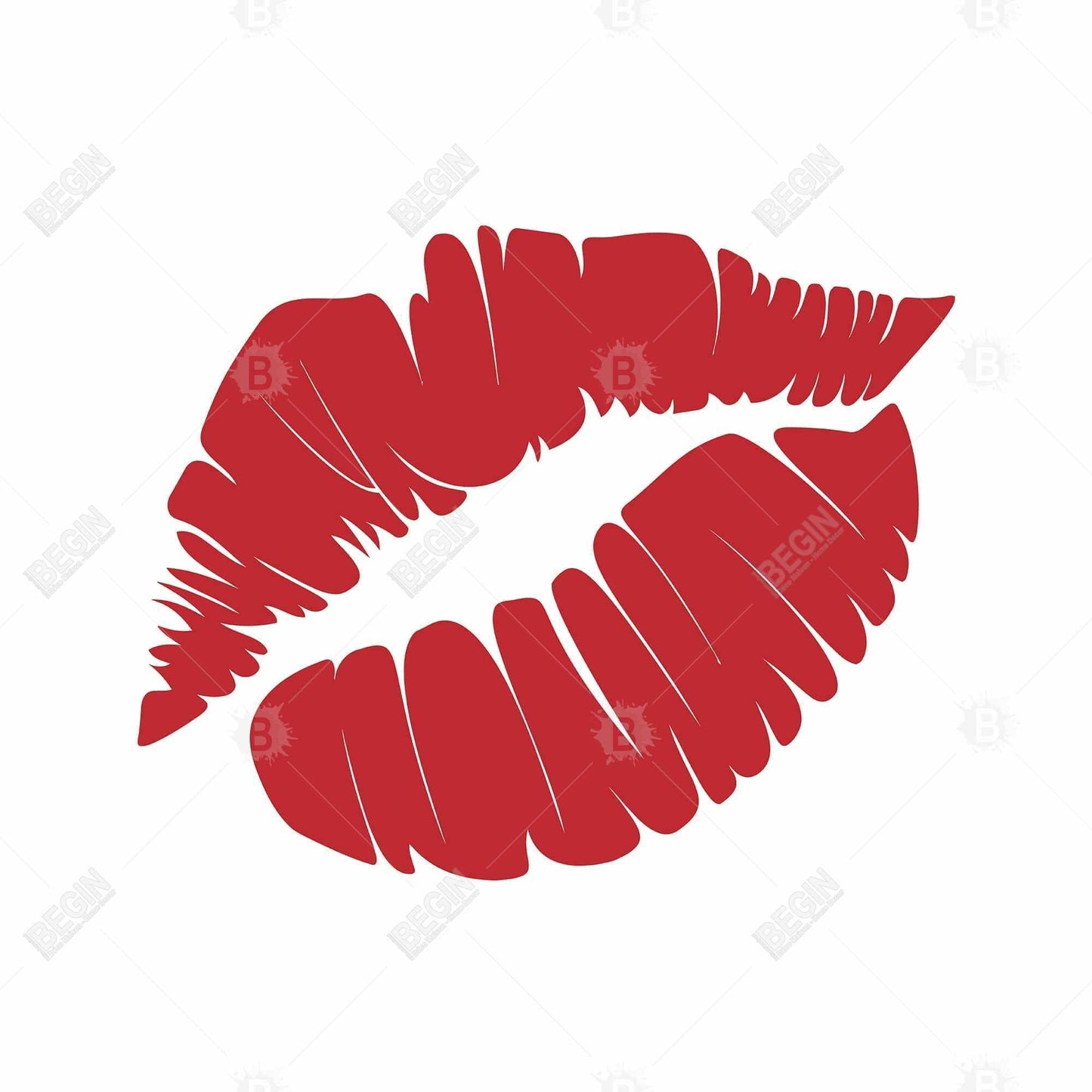 Red Lipstick Mark Canvas | Beauty Figurative Bedroom Decor