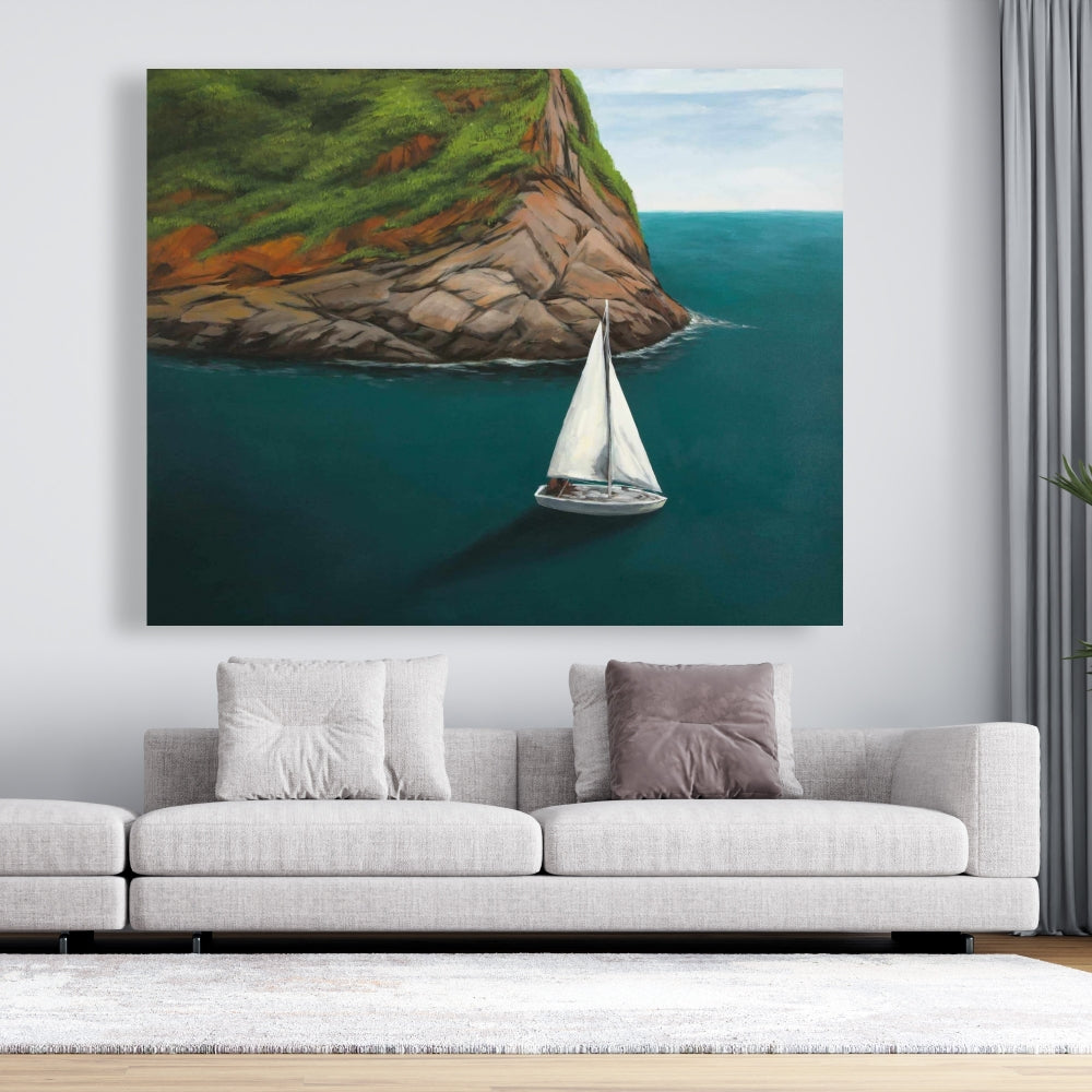 Blue Bedroom Hobbies Canvas - At Seda in Porto Venere Decor