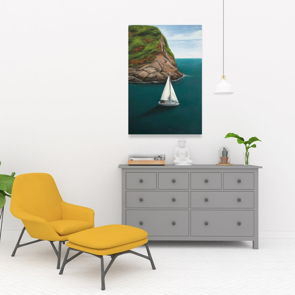 Blue Bedroom Hobbies Canvas - At Seda in Porto Venere Decor