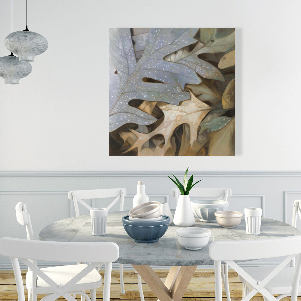 Autumn Leaves Canvas - Brown Floral & Botanical Home Decor