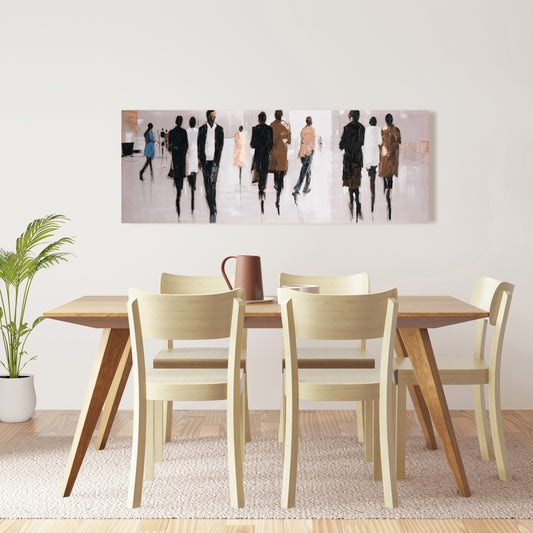 Toile de paysage de rue contemporain Avenue - Décoration d'intérieur