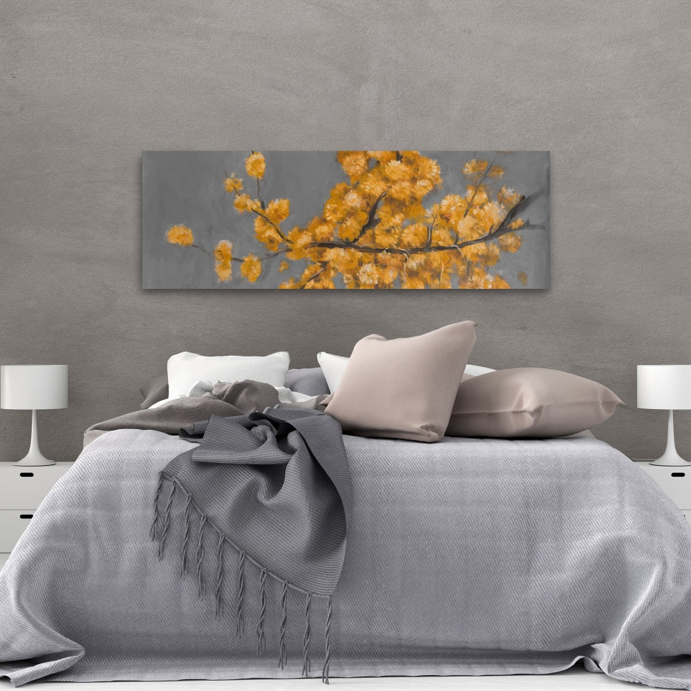 Golden Wattle Canvas - Contemporary Bedroom Home Decor Art