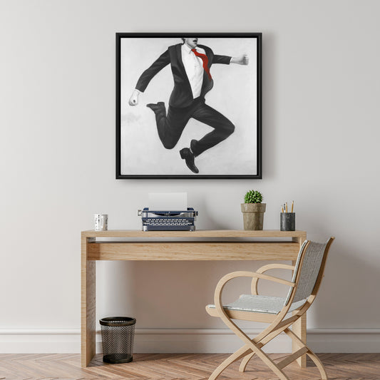 Toile encadrée Homme classique – Décoration élégante pour la chambre