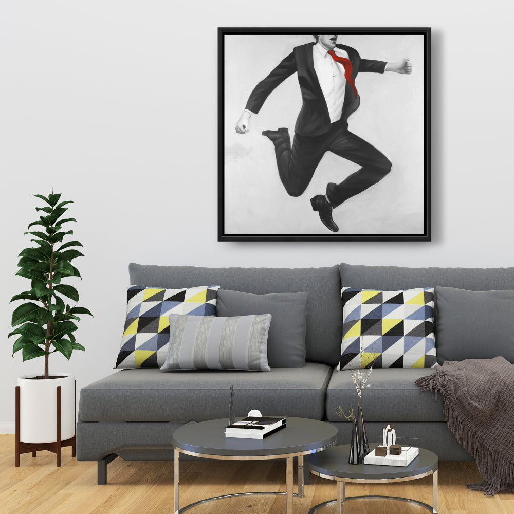 Toile encadrée Homme classique – Décoration élégante pour la chambre