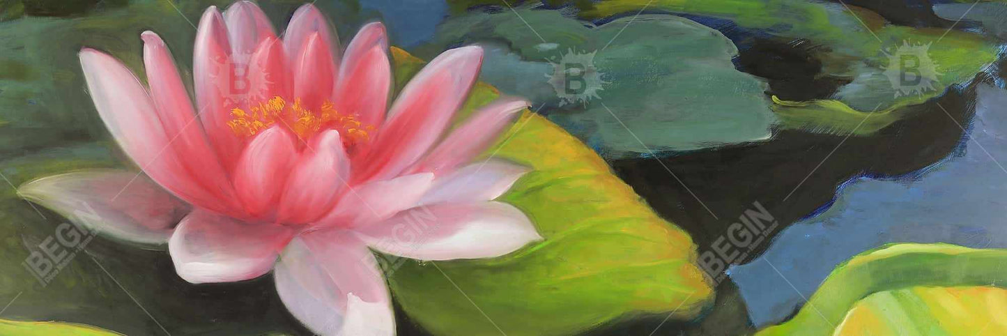 Floral & Botanical Canvas - Water Lilies & Lotus Home Decor