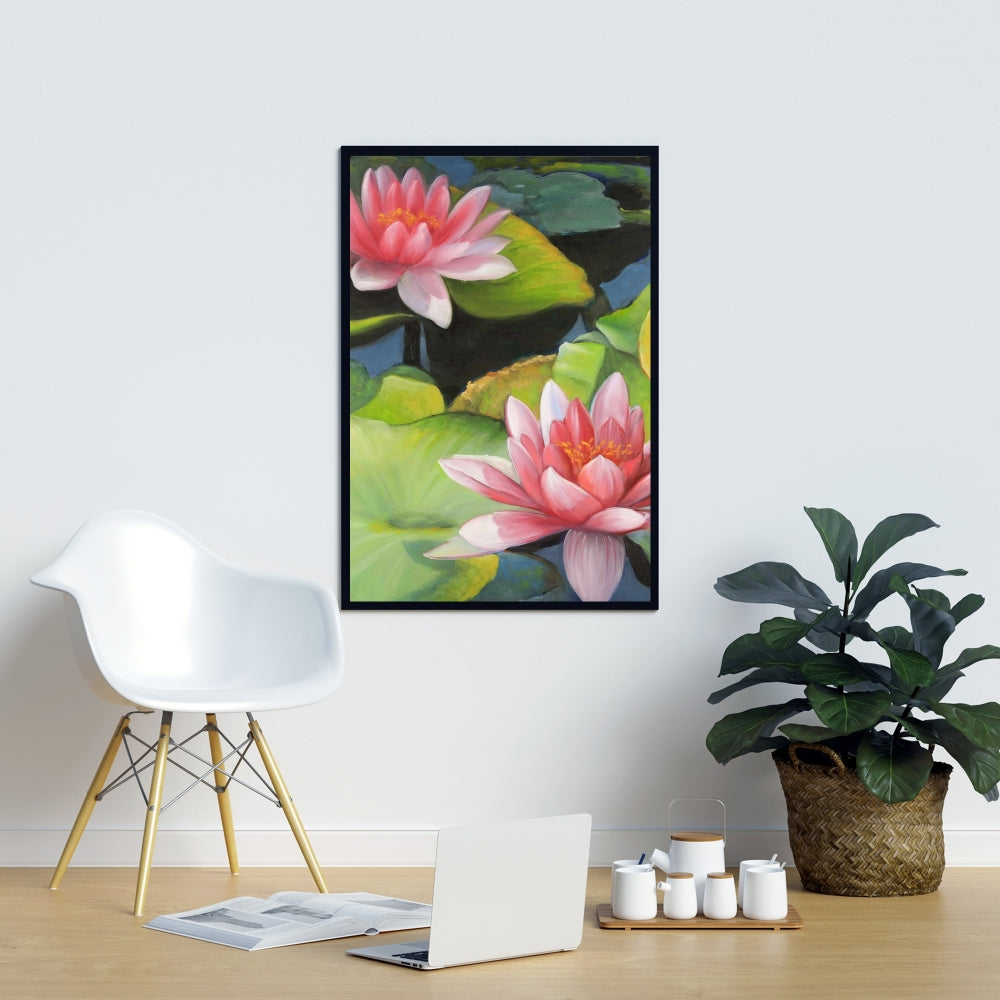 Floral & Botanical Canvas - Water Lilies & Lotus Home Decor