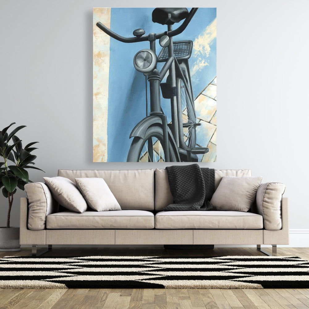 Abandoned Bicycle Canvas | Bike Art for Home Decor