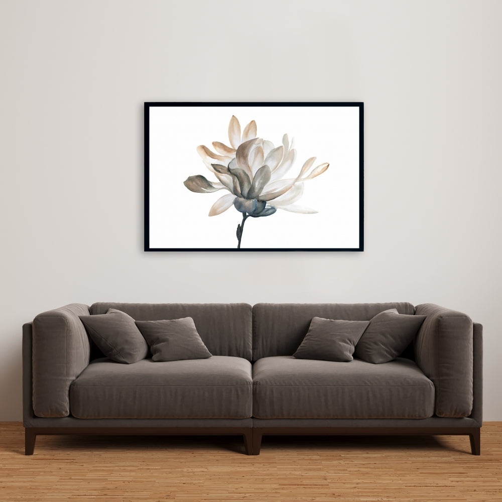 Toile de salle de bain botanique Douceur | Décoration minimaliste