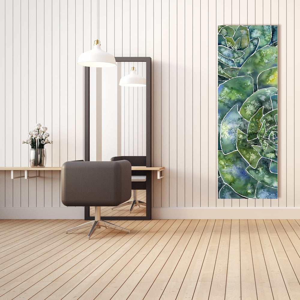 Abstract Succulents Canvas | Cactus Wall Art for Home Decor
