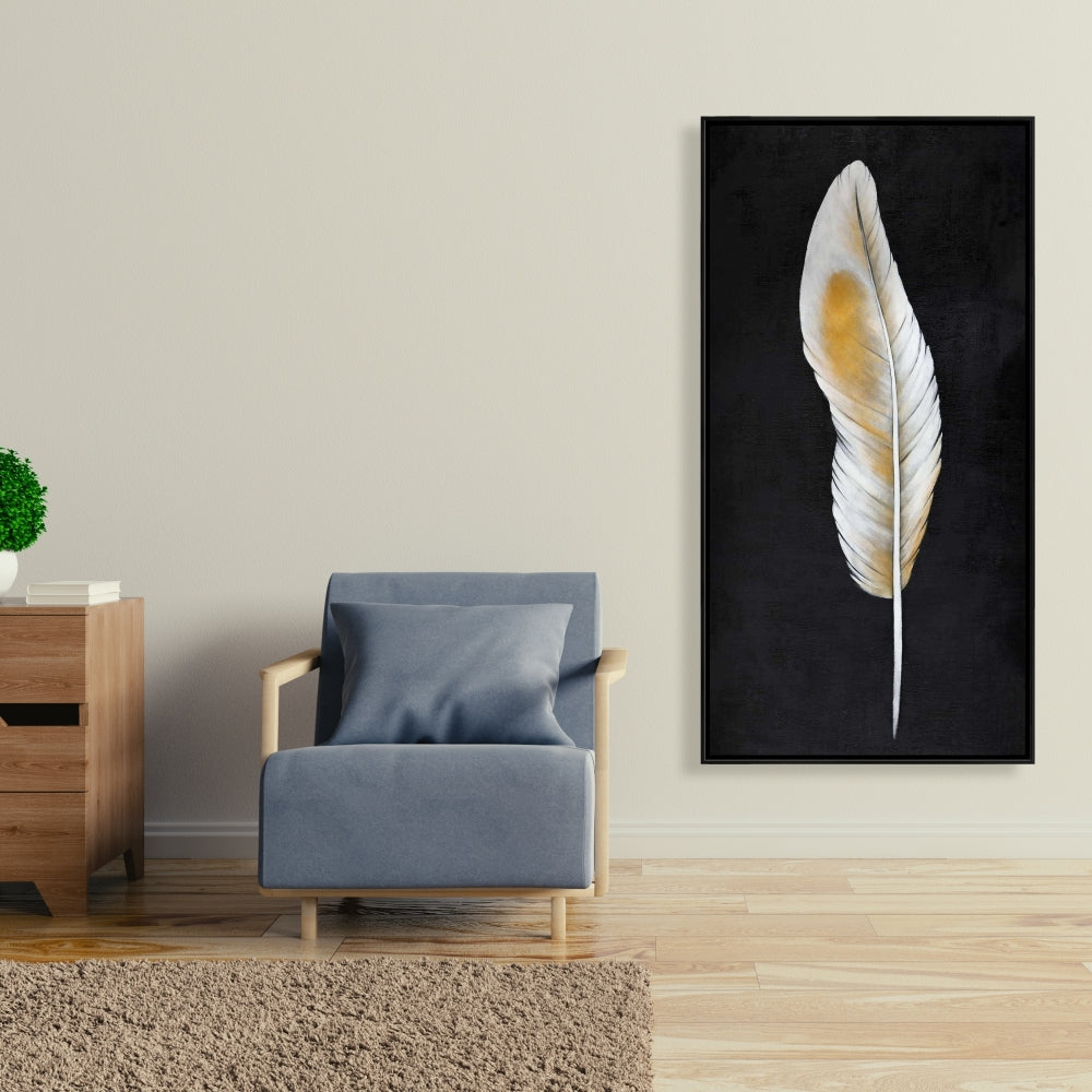 Toile Animaux à plumes | Décoration murale pour chambre | Encadrée